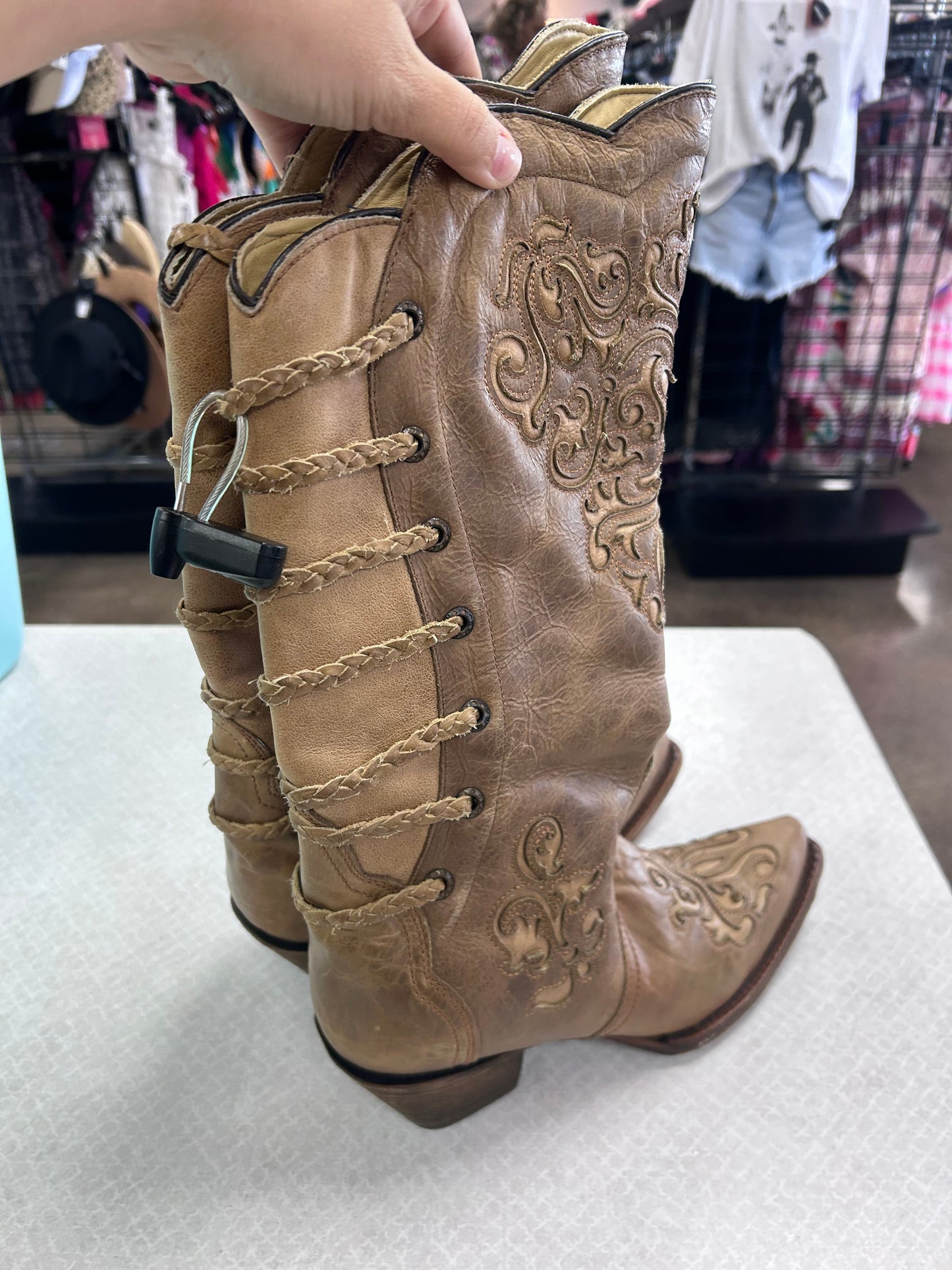 Boots Western By Corral In Tan, Size:8
