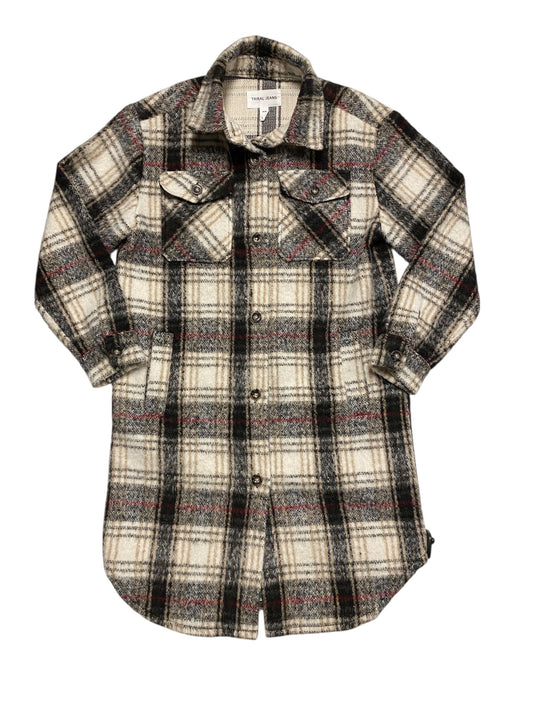 Coat Other By Tribal In Plaid Pattern, Size:M