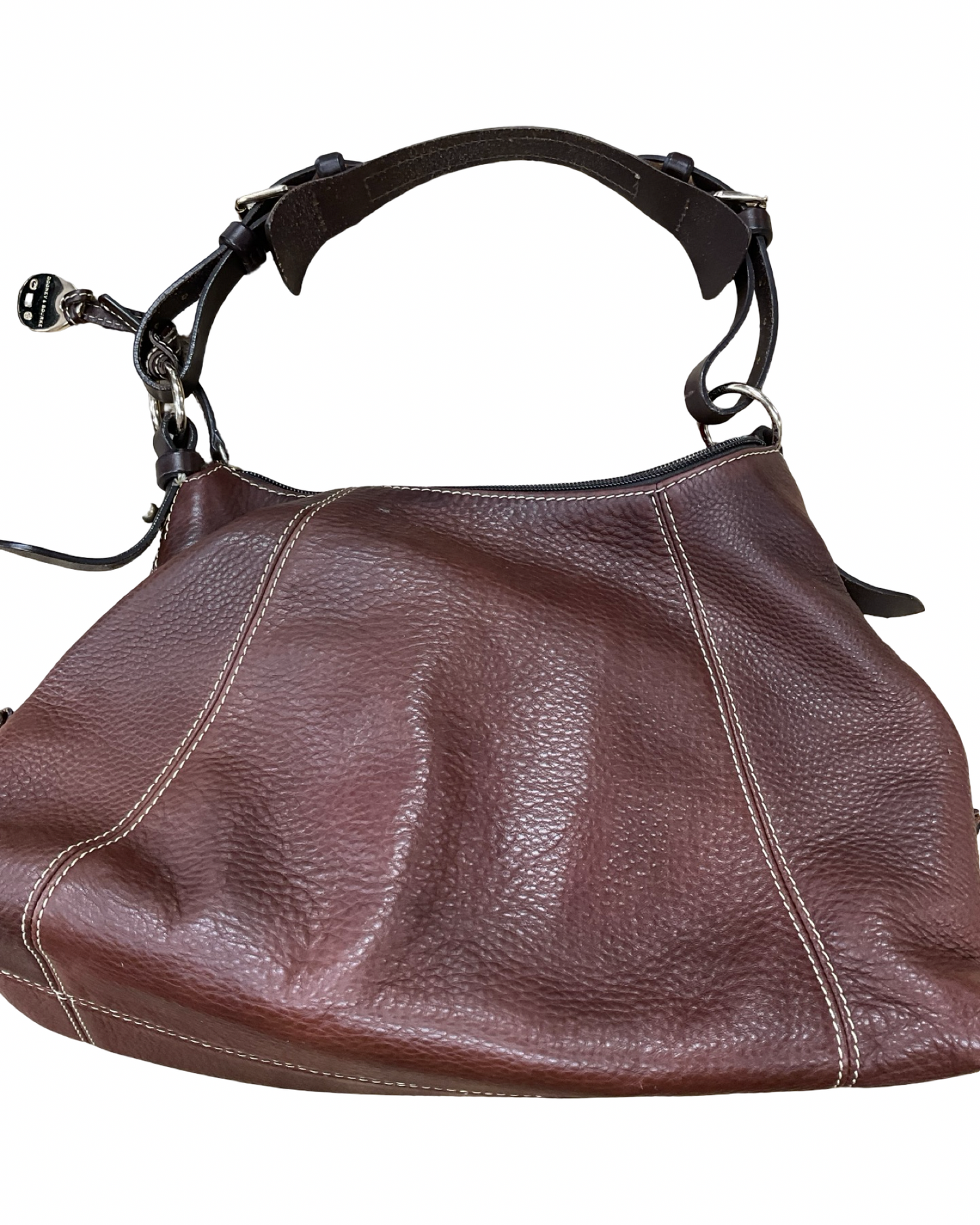 Handbag Designer By Dooney And Bourke In Brown, Size:Large