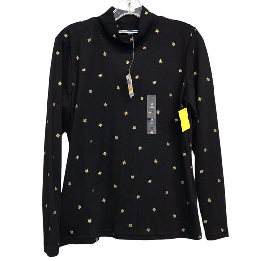 Top Ls By Karen Scott In Black, Size:M