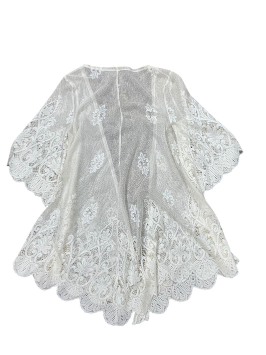 Cardigan By Clothes Mentor In Cream, Size:S