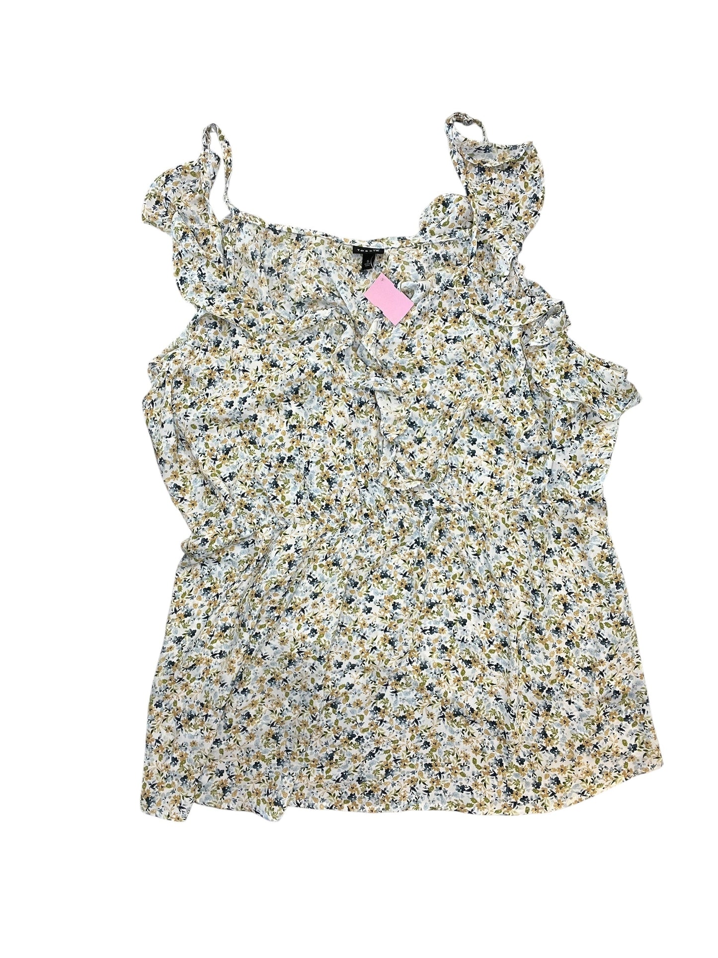 Blouse Sleeveless By Torrid In Floral Print, Size:5