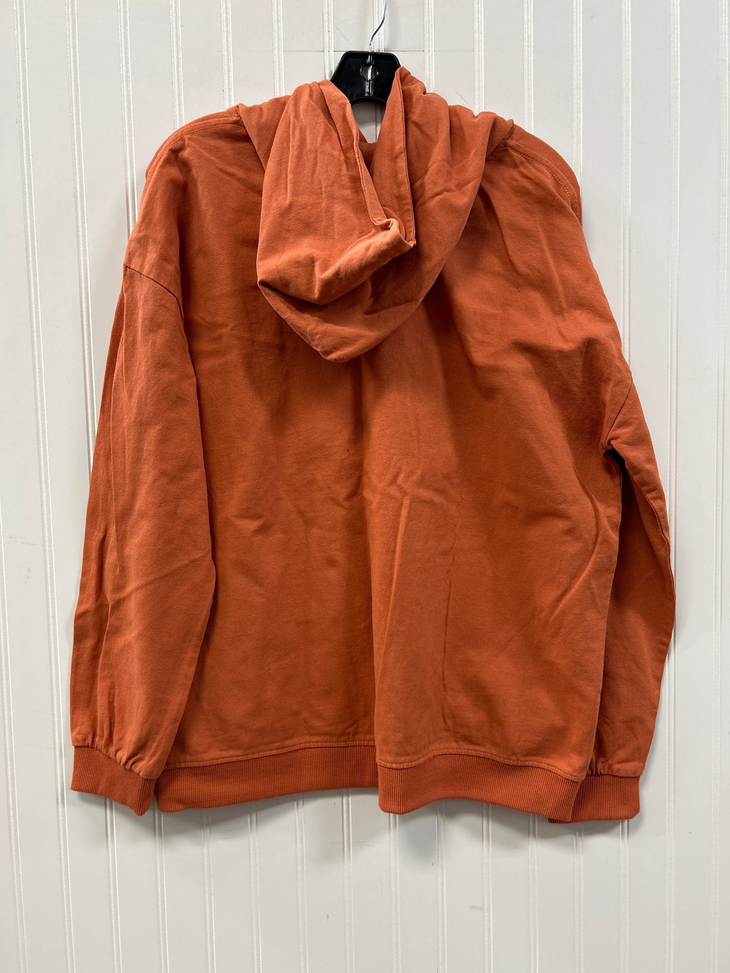 Sweatshirt Hoodie By Clothes Mentor In Orange, Size:Xl