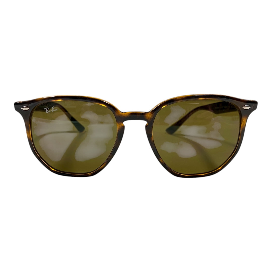 Sunglasses Designer By Ray Ban In Tan
