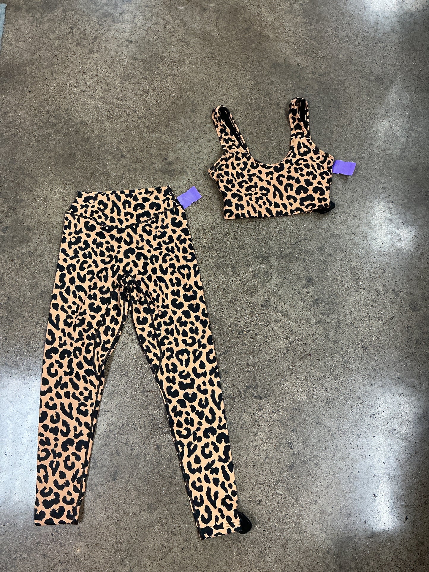 Athletic Pants 3Pc By Balance Collection In Animal Print, Size:S