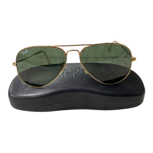 ACCESSORY DESIGNER LABEL by RAY BAN In GOLD & GREEN