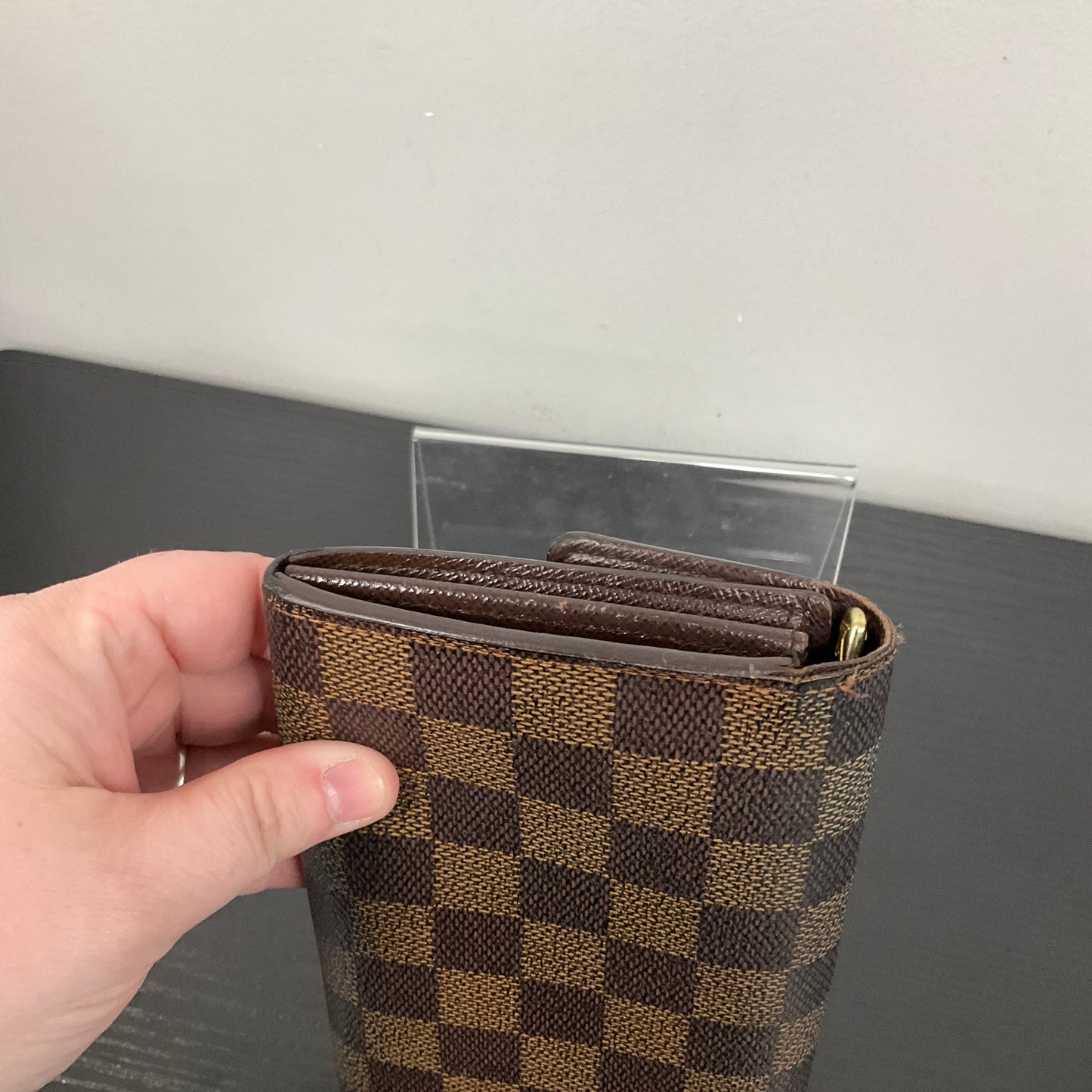2006 Sarah Wallet By Louis Vuitton In Damier Ebene