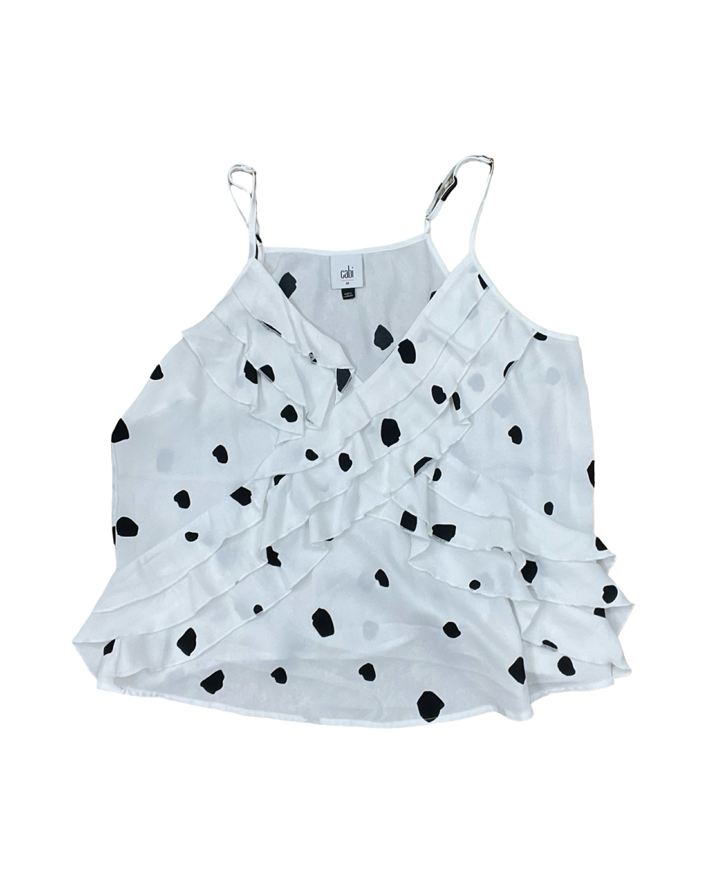Top Cami By Cabi In White, Size:M