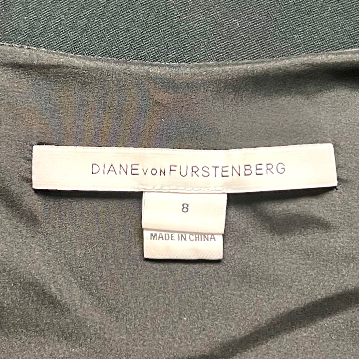 Dress Designer By Diane Von Furstenberg In Black, Size: M