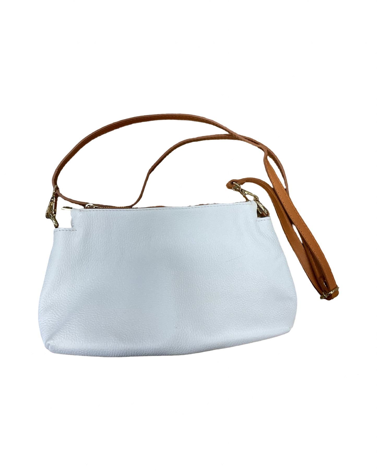 Crossbody By Valentina In White, Size:Medium
