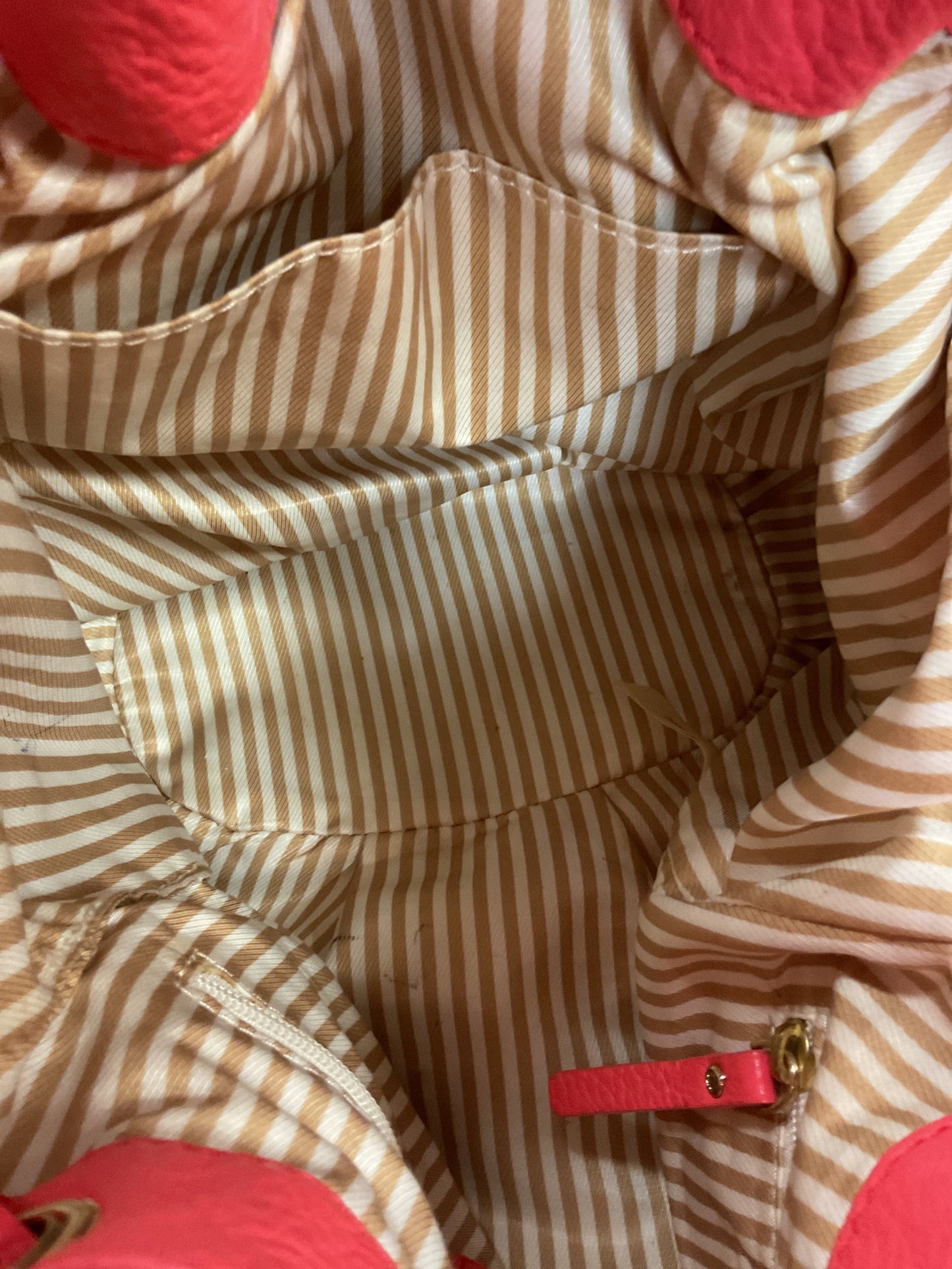 Handbag Designer By Kate Spade In Coral, Size:Small