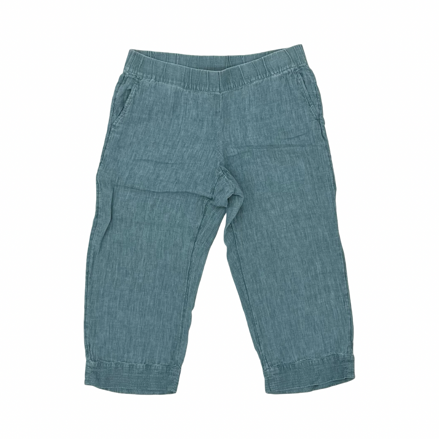 Pants Linen By Pure Jill In Green, Size:Mp