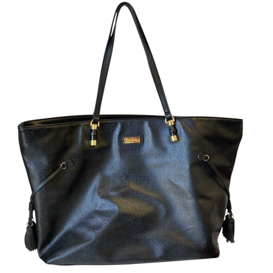 Tote Designer By Lilly Pulitzer In Black, Size:Large