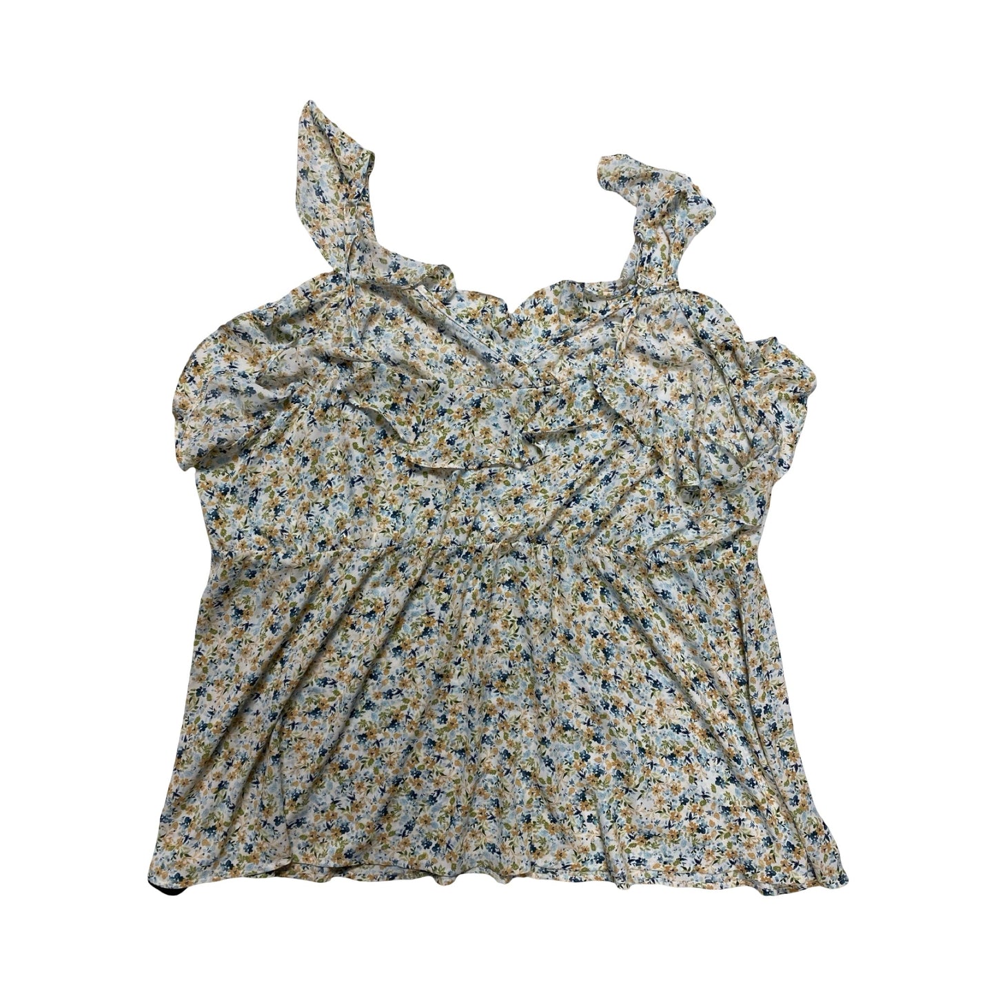 Top Sleeveless By Torrid In Floral Print, Size:4X