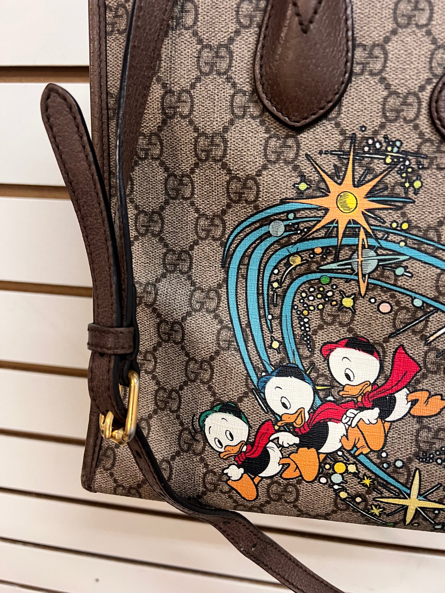 HANDBAG LUXURY DESIGNER by GUCCI In BROWN, Size: MEDIUM