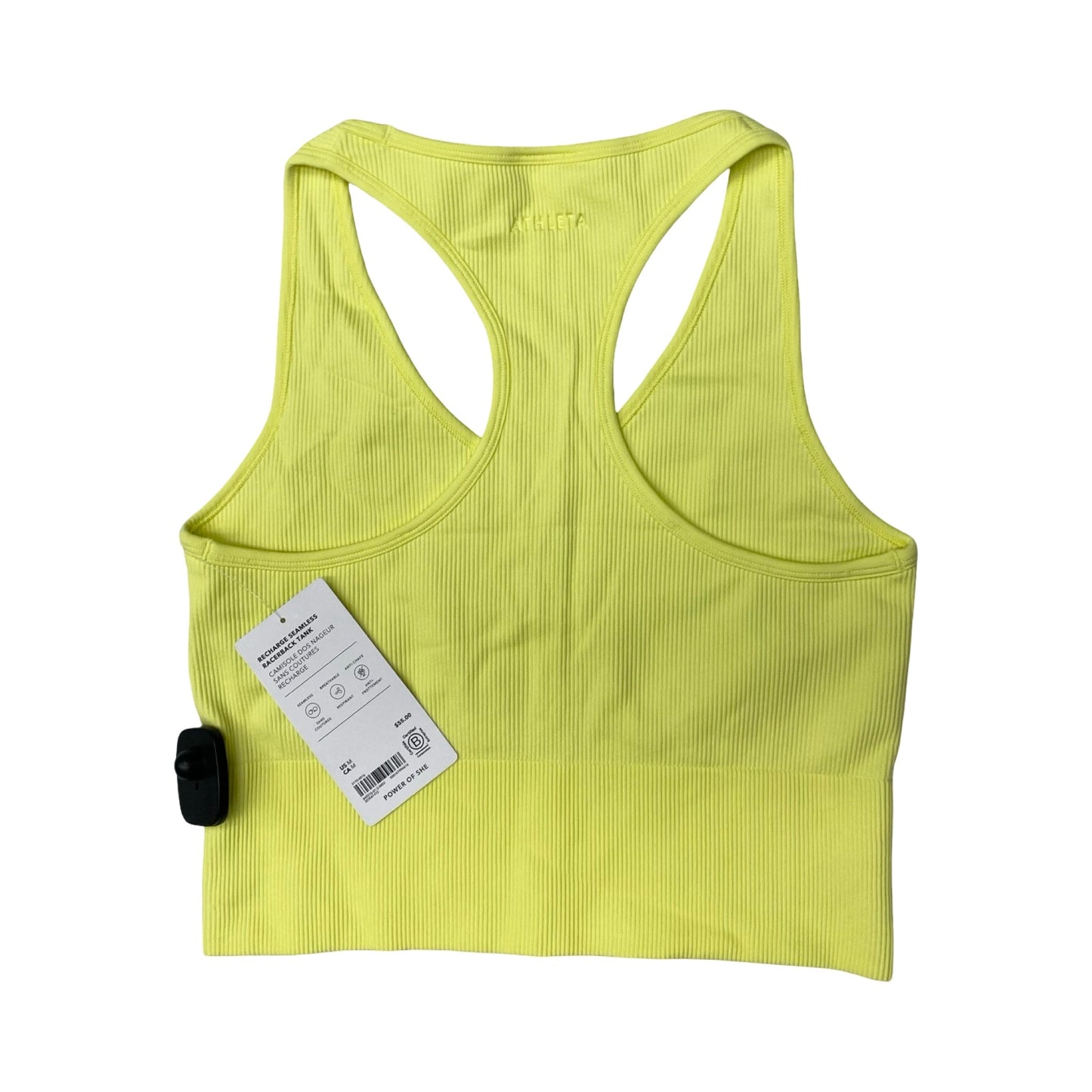 Athletic Tank Top By Athleta In Yellow, Size:M