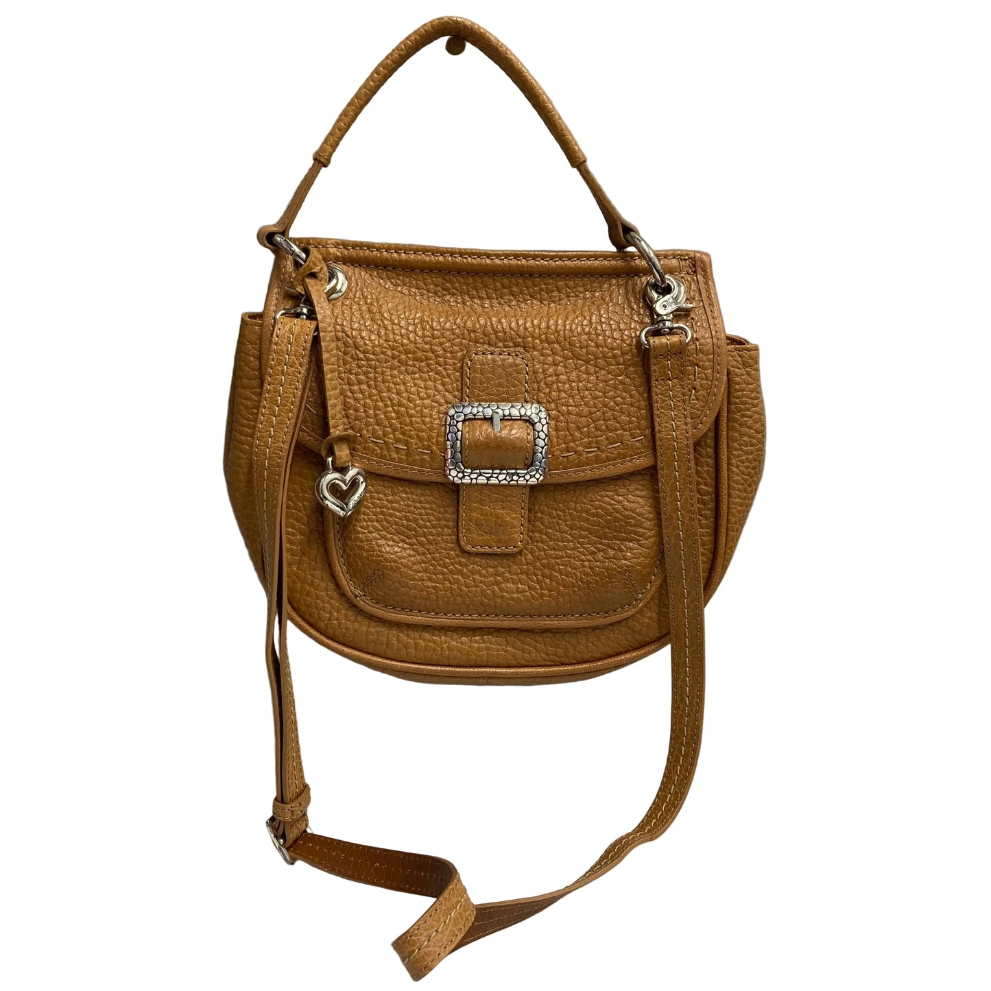 Crossbody Leather By Brighton In Brown, Size:Medium