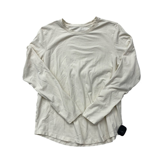 Top Ls Basic By Lululemon In Cream, Size:M