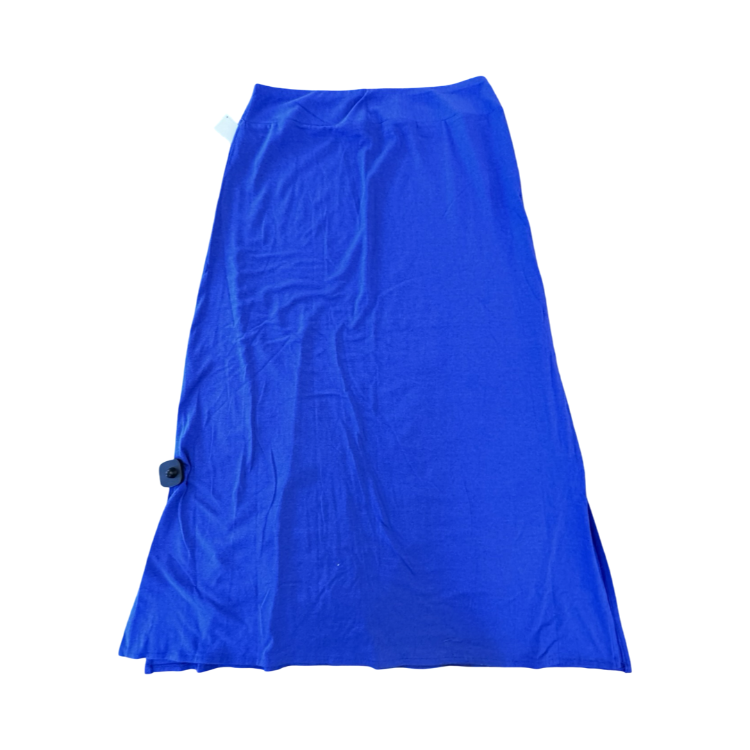 Skirt Maxi By Talbots In Blue, Size:M