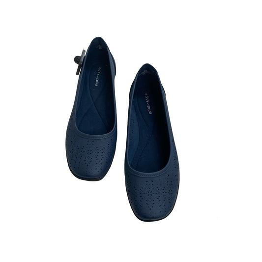 Shoes Flats By Easy Spirit In Blue, Size:8