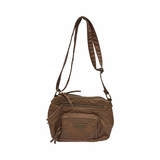 Handbag By Stone Mountain In Brown, Size:Small