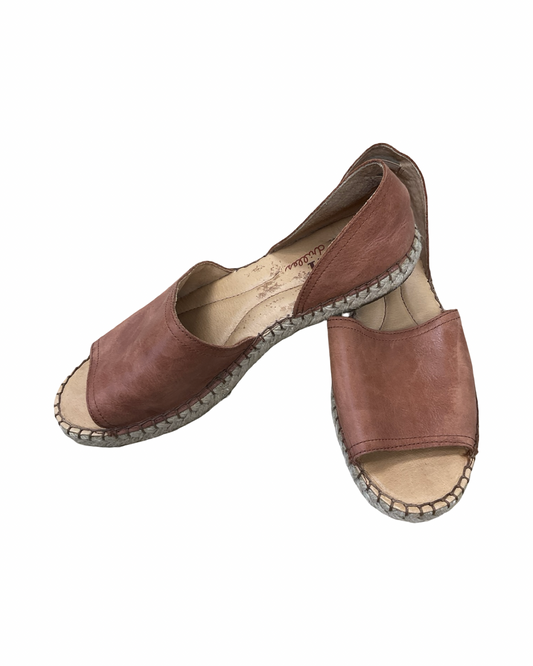 Sandals Flats By Born In Brown, Size:9