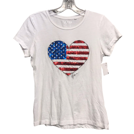 Top Ss By Guess In White, Size:S