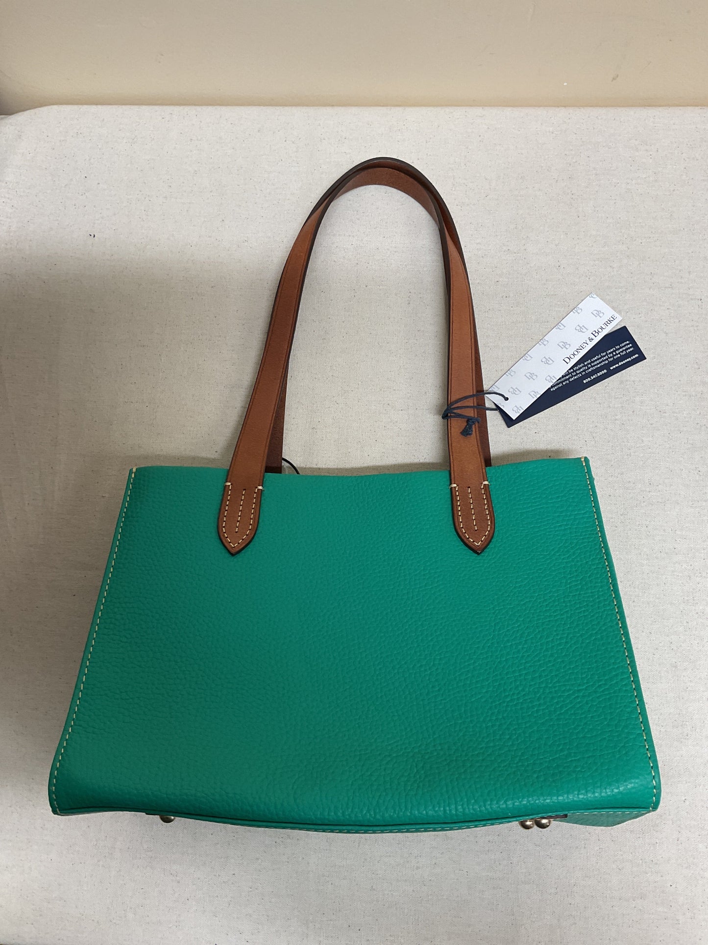 Handbag Designer By Dooney And Bourke In Green, Size:Medium