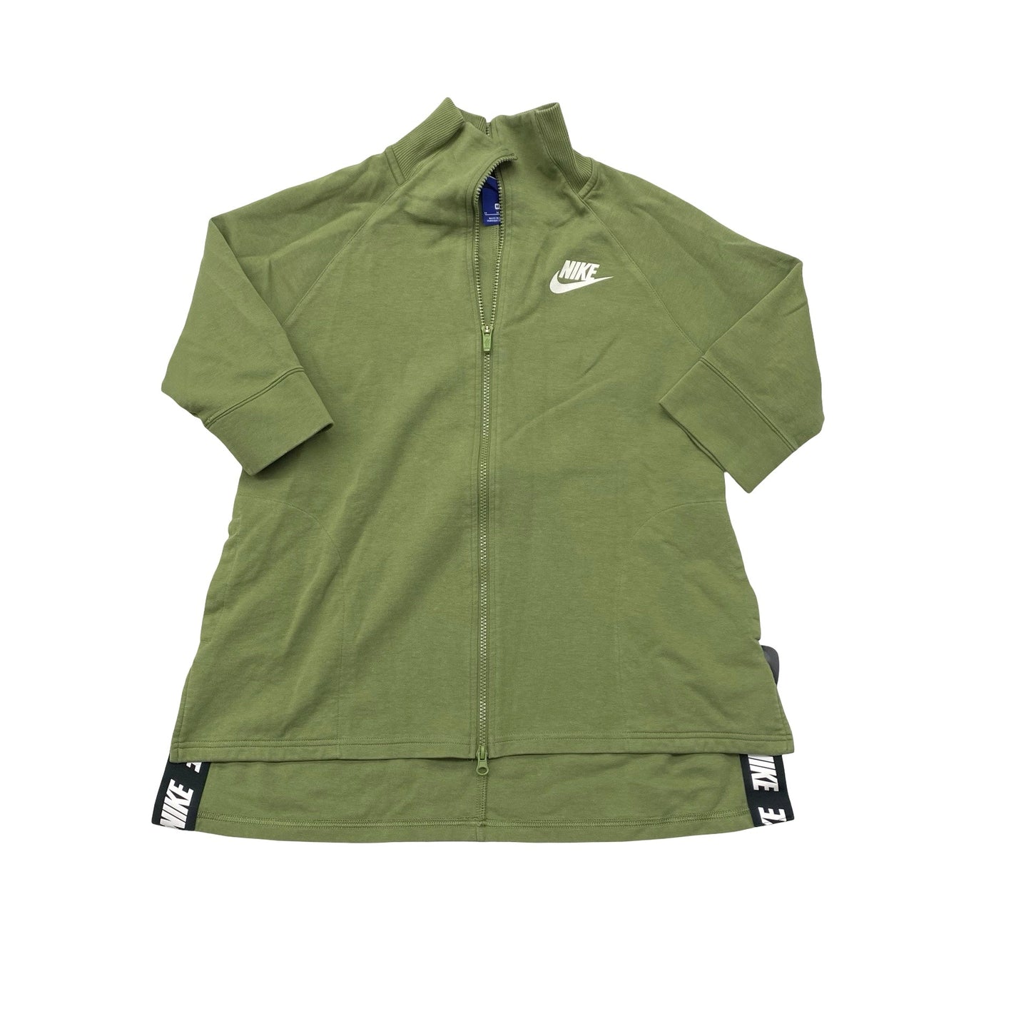 Athletic Top Ss By Nike In Green, Size:M