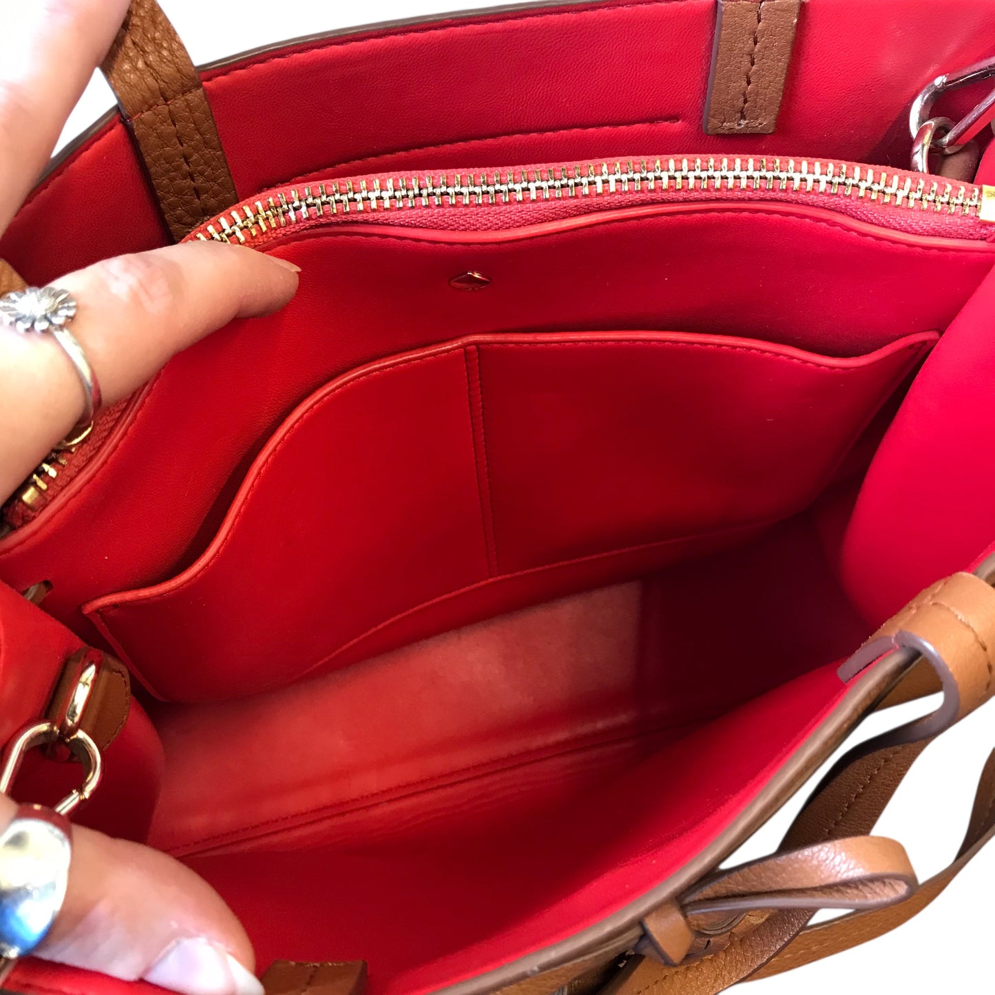 Crossbody Designer By Kate Spade In Brown, Size:Medium