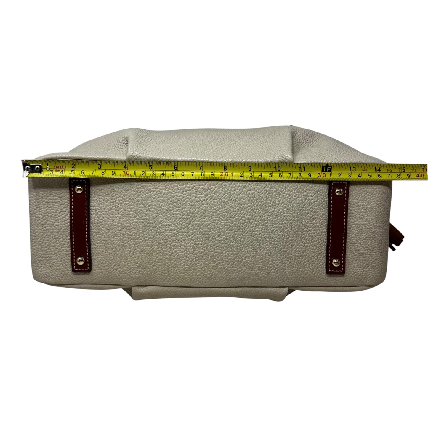 Domed Florentine Leather Satchel Designer By Dooney And Bourke, Size: Large
