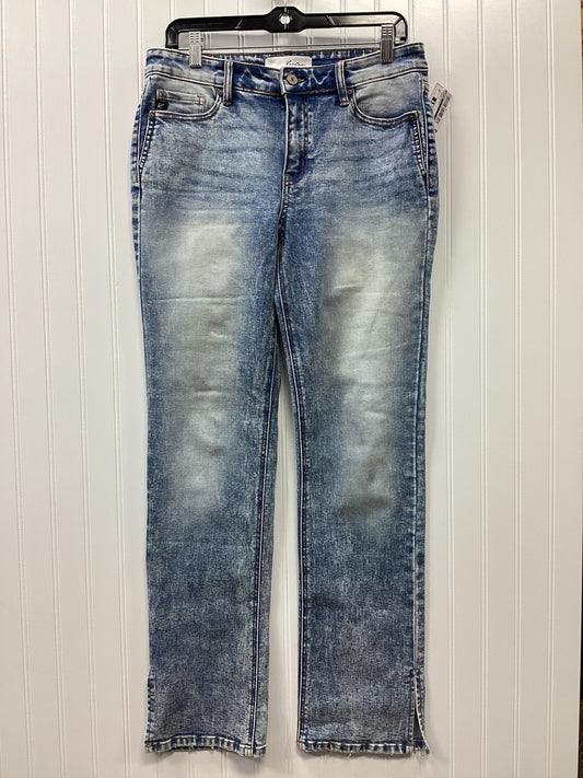 Jeans Straight By Kancan In Blue Denim, Size:8