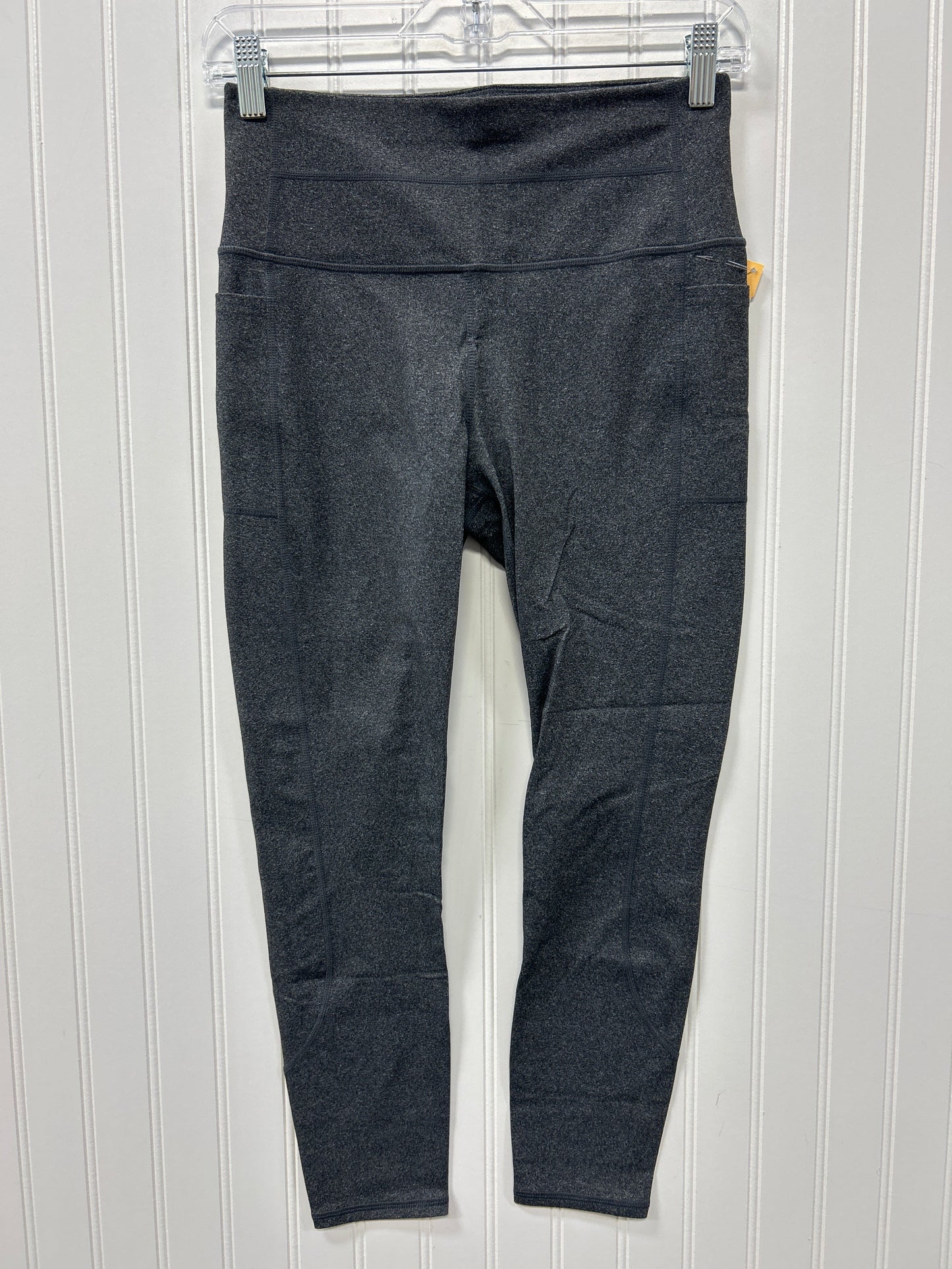 Athletic Leggings By Skechers In Grey, Size:M