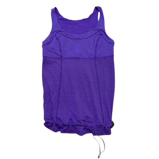 Athletic Tank Top By Lululemon In Purple, Size:M