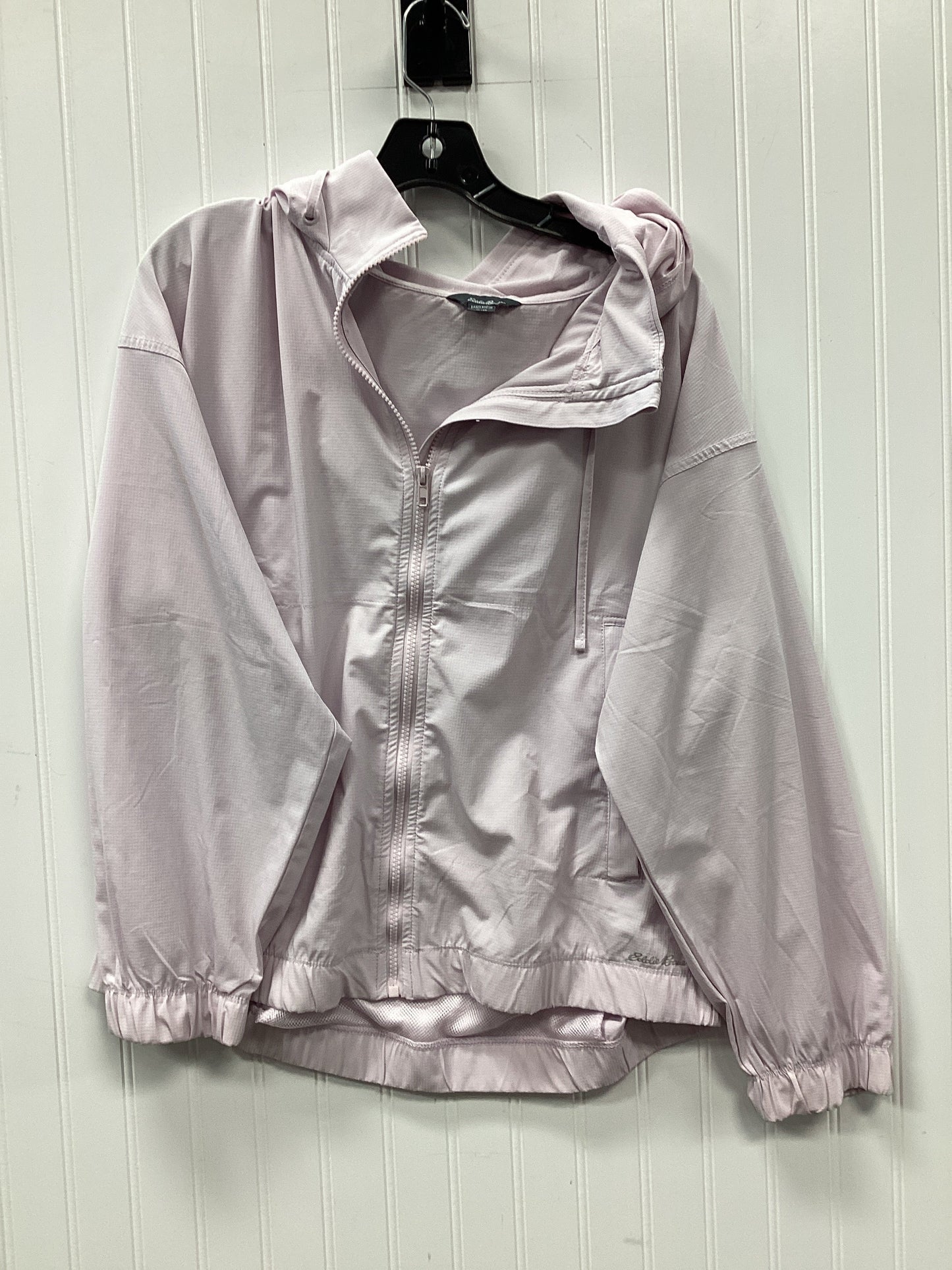 Athletic Jacket By Eddie Bauer In Pink, Size:Xl