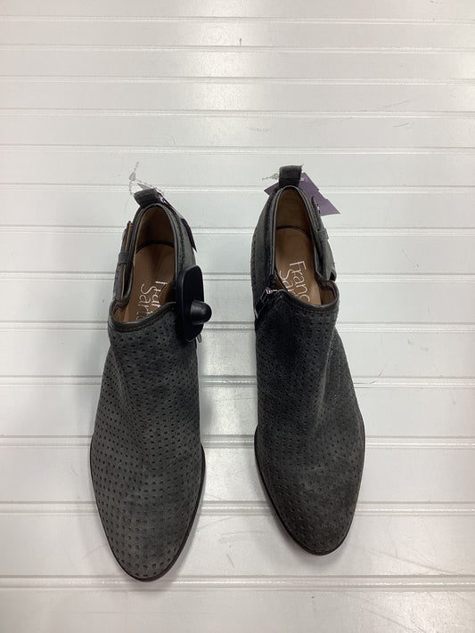 Boots Ankle Heels By Franco Sarto In Grey, Size:7