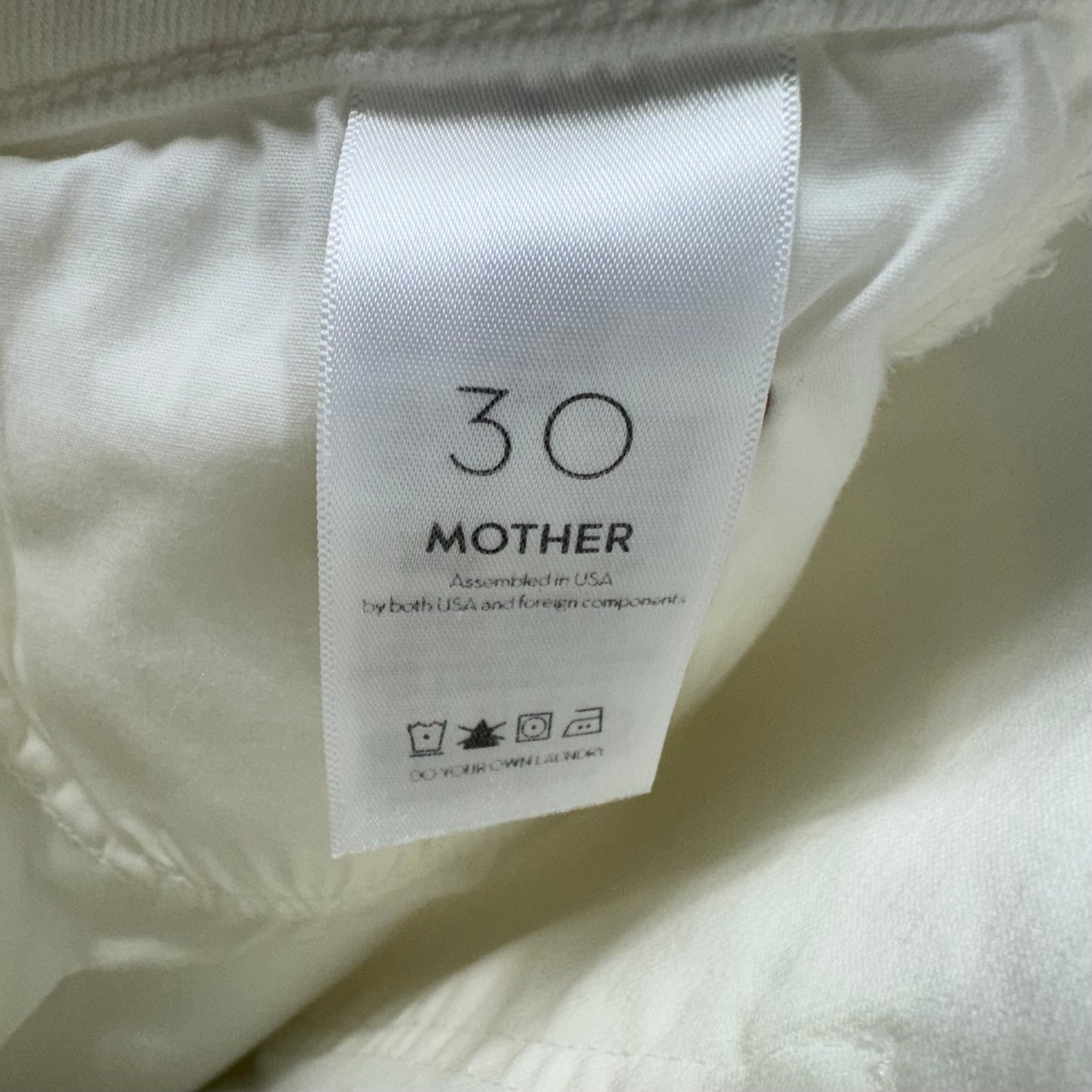 Mid Rise Dazzler Ankle Jeans By Mother In White, Size: 10