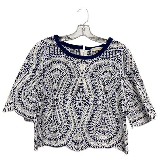 Top Ss By Saks Fifth Avenue In Blue & White, Size:M