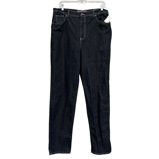 Jeans Boot Cut By Gloria Vanderbilt In Blue Denim, Size:14
