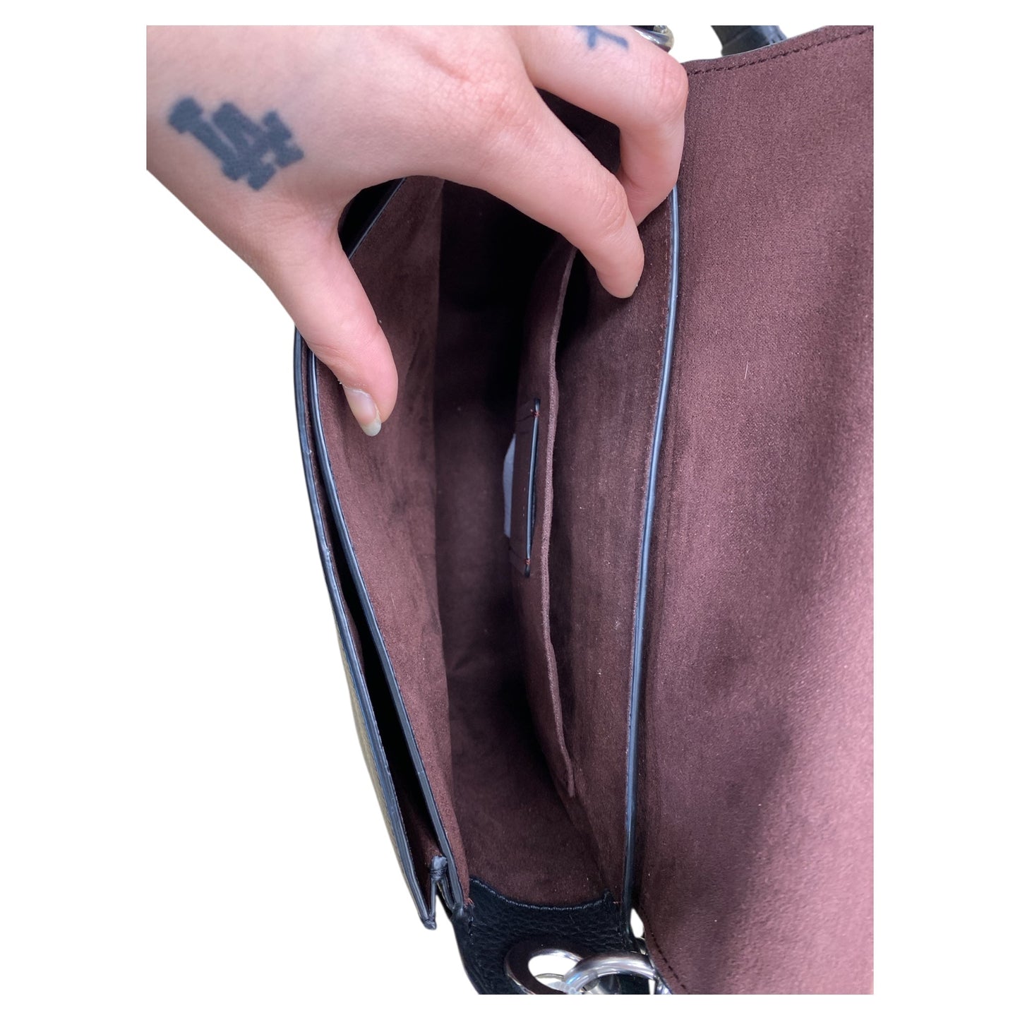 Handbag Designer By Coach In Black, Size:Medium