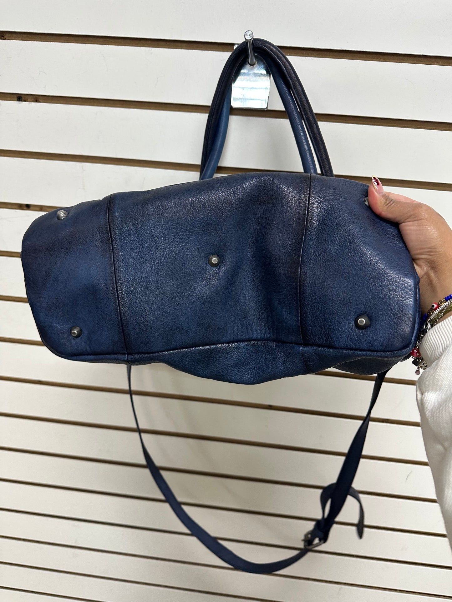 Tote Leather By Free People, Size: Large