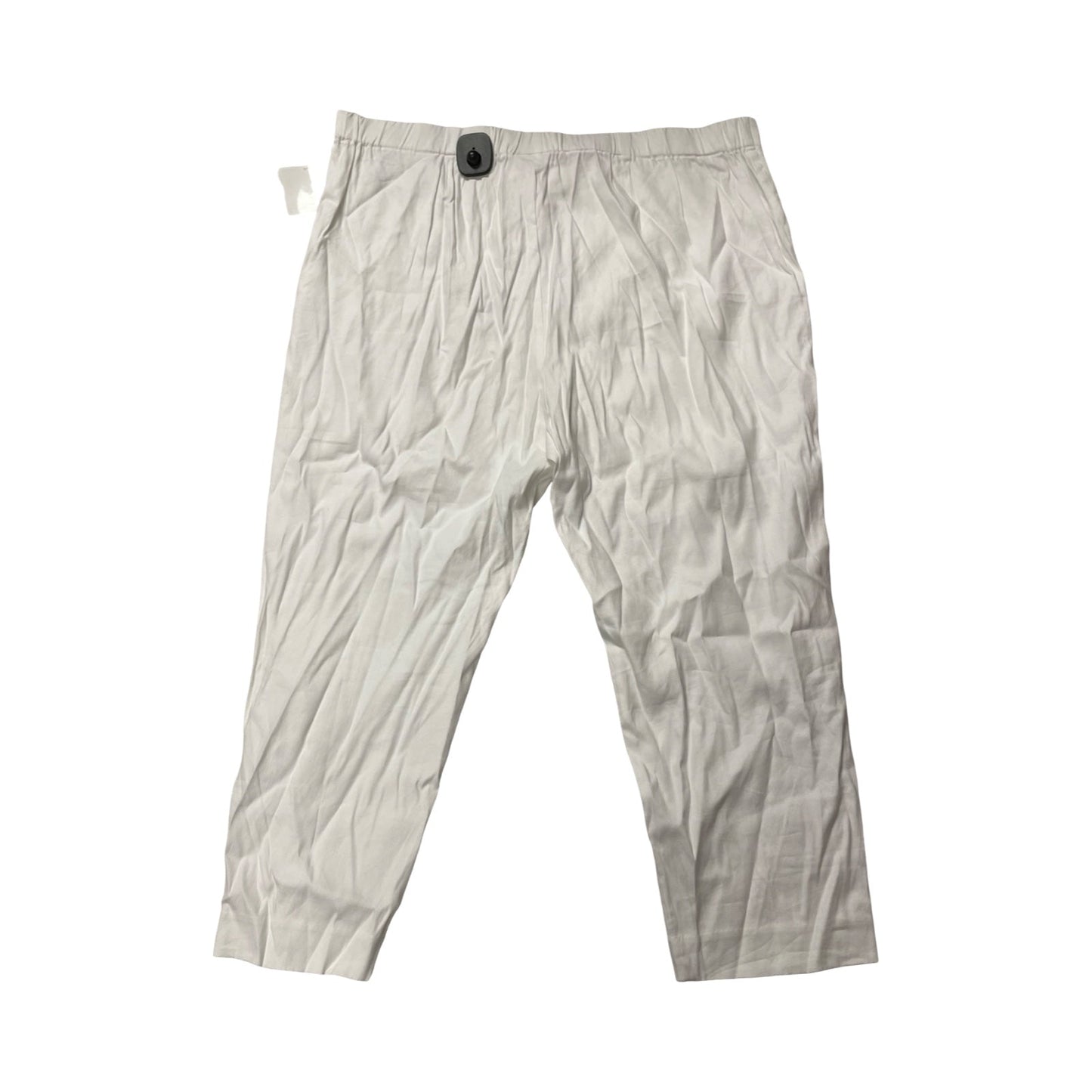 Pants Linen By J. Jill In White, Size:Xlp