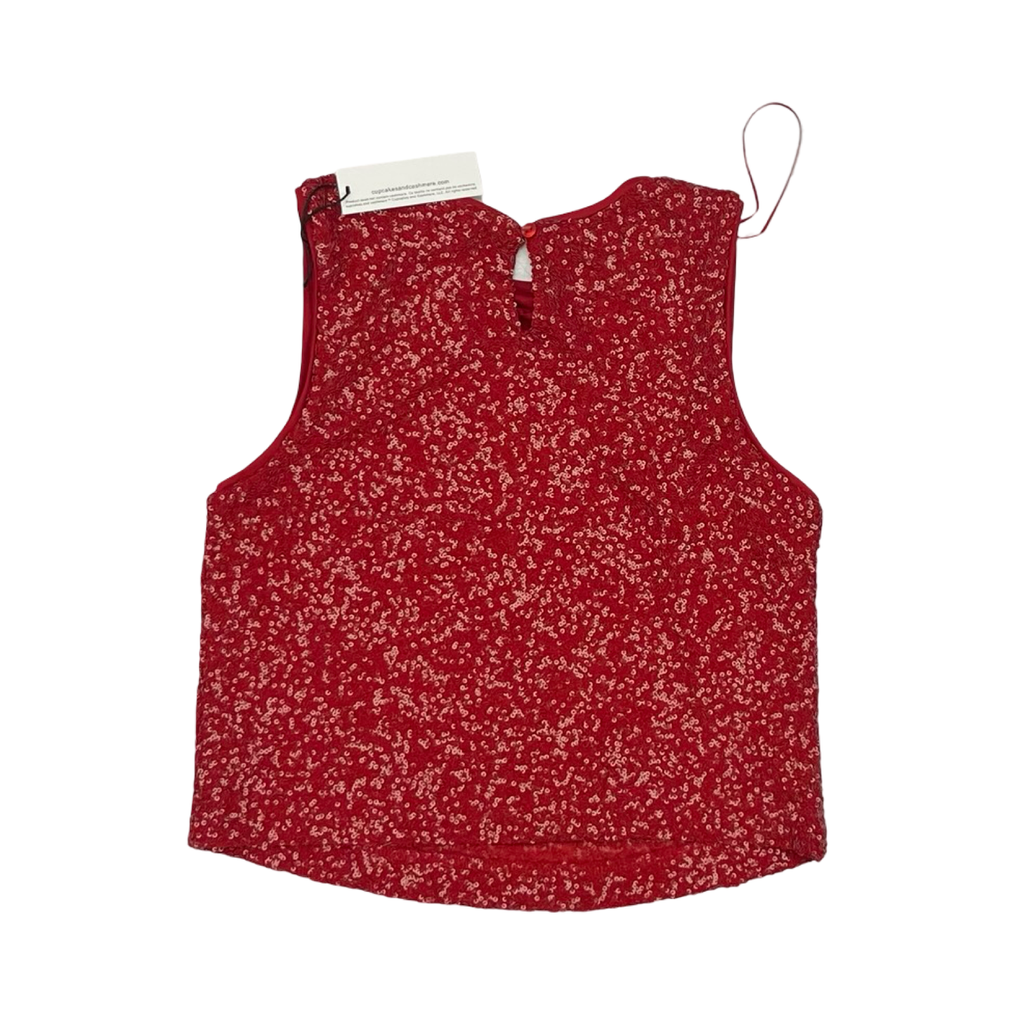 Top Sleeveless By Cupcakes And Cashmere In Red, Size:Xs