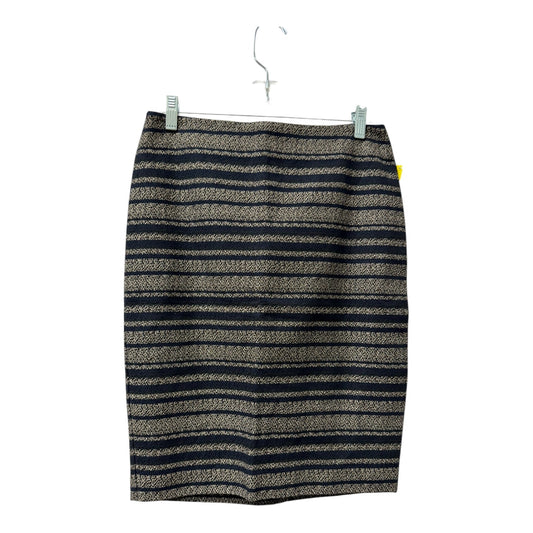 Skirt Mini & Short By Loft In Blue & Tan, Size:4
