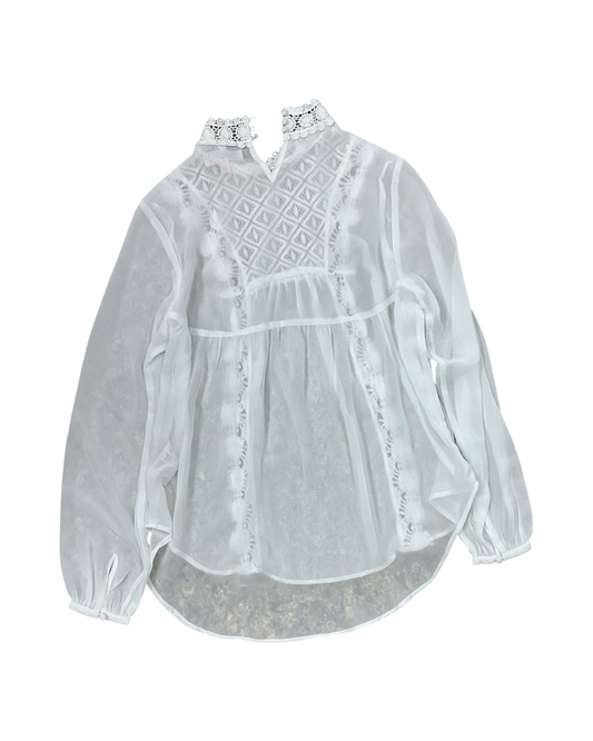 Top Ls By Nanette By Nanette Lepore In White, Size:S