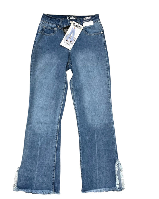 Jeans Flared By Rewash In Blue Denim, Size:2