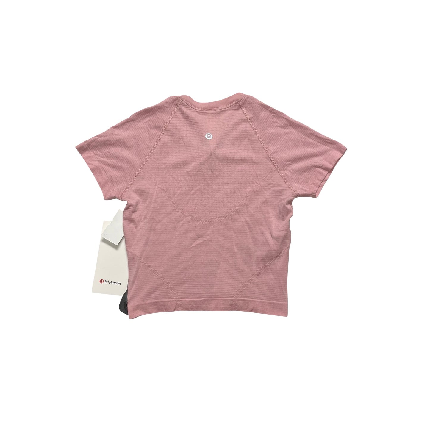 Athletic Top Ss By Lululemon In Pink, Size:4