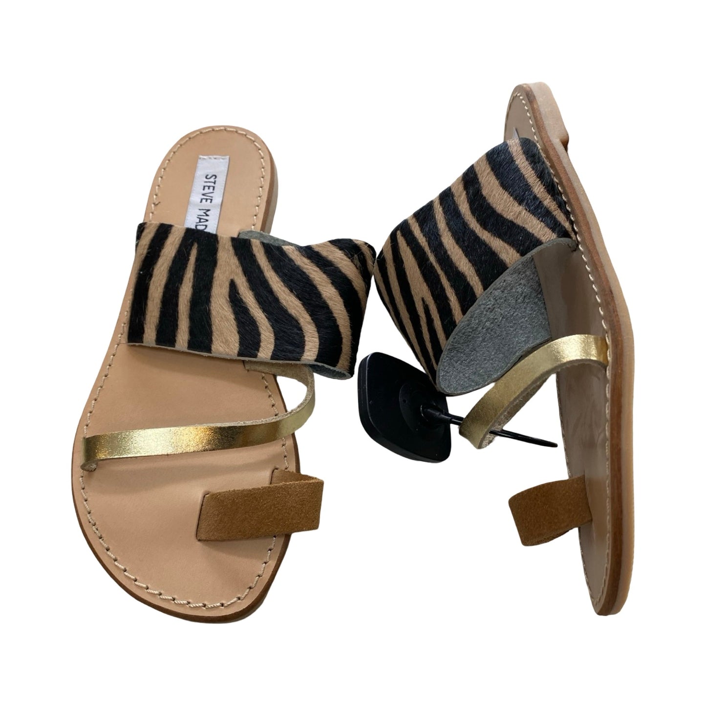 Sandals Flats By Steve Madden In Multi, Size:6.5