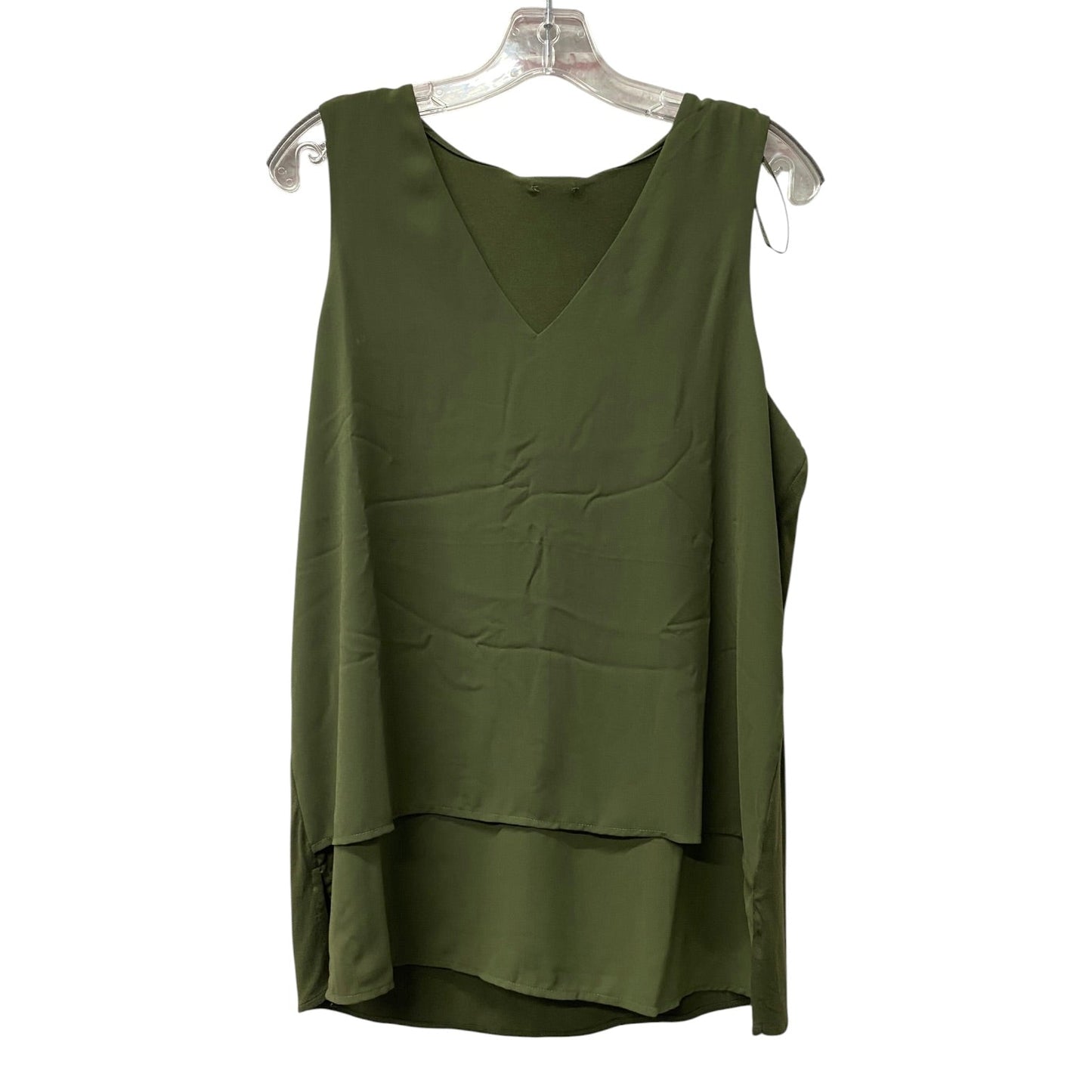 Top Sleeveless By Michael By Michael Kors In Green, Size:L