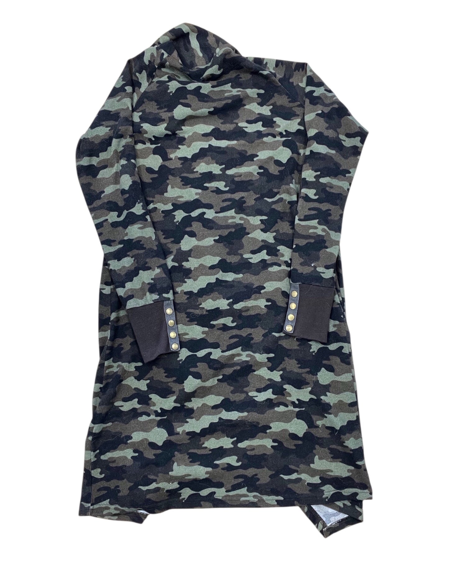 Cardigan By Clothes Mentor In Camouflage Print, Size:M